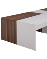 ΤΡΑΠΕΖΙ ΣΑΛΟΝΙΟΥ KARSYN ΚΑΡΥΔΙ-ΛΕΥΚΟ HM9158 120x60x35 εκ.