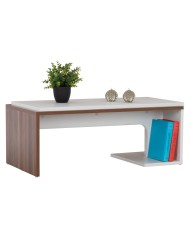 ΤΡΑΠΕΖΙ ΣΑΛΟΝΙΟΥ EDWARD ΚΑΡΥΔΙ ΛΕΥΚΟ HM9160 90x46x35,5 εκ.