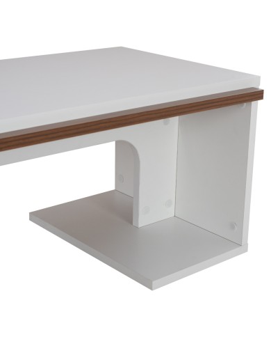 ΤΡΑΠΕΖΙ ΣΑΛΟΝΙΟΥ EDWARD ΚΑΡΥΔΙ ΛΕΥΚΟ HM9160 90x46x35,5 εκ.