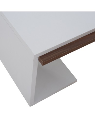 ΤΡΑΠΕΖΙ ΣΑΛΟΝΙΟΥ EDWARD ΚΑΡΥΔΙ ΛΕΥΚΟ HM9160 90x46x35,5 εκ.