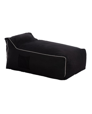 ΠΟΥΦ ZAFER HM5772.12 ΜΕ TEXTILINE ΜΑΥΡΟ ΚΑΙ ΛΕΥΚΟ ΡΕΛΙ 88x128x40-60Υ εκ.
