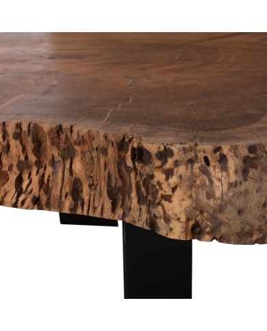 ΤΡΑΠΕΖΙ ΣΑΛΟΝΙΟΥ BRIGGS ΜΕ ΞΥΛΟ ΑΚΑΚΙΑΣ HM8776.11 80-87x50-83x40Yεκ.