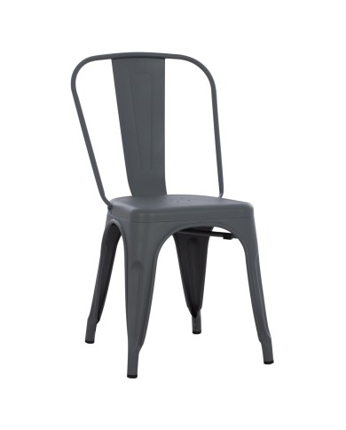 ΚΑΡΕΚΛΑ ΜΕΤΑΛΛΙΚΗ MELITA ΣΕ ΓΚΡΙ 43x50x82 εκ.. HM8641.10