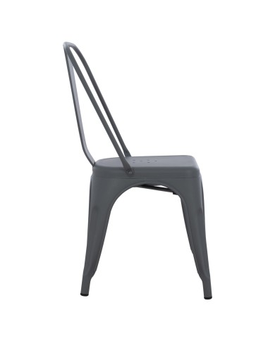 ΚΑΡΕΚΛΑ ΜΕΤΑΛΛΙΚΗ MELITA ΣΕ ΓΚΡΙ 43x50x82 εκ.. HM8641.10