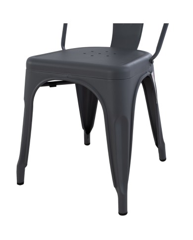 ΚΑΡΕΚΛΑ ΜΕΤΑΛΛΙΚΗ MELITA ΣΕ ΓΚΡΙ 43x50x82 εκ.. HM8641.10