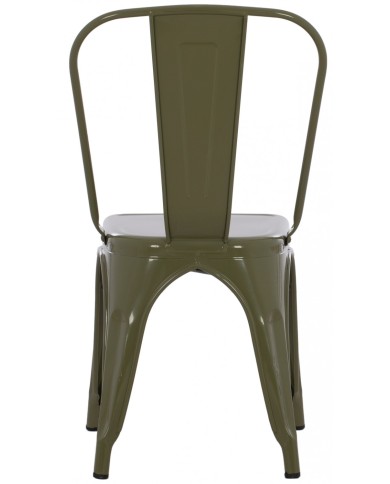 ΚΑΡΕΚΛΑ ΜΕΤΑΛΛΙΚΗ MELITA ΣΕ DARK OLIVE GREEN 43x50x82 εκ. HM8641.03