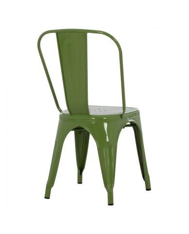 ΚΑΡΕΚΛΑ ΜΕΤΑΛΛΙΚΗ MELITA ΣΕ LIGHT OLIVE GREEN 43x50x82 εκ. HM8641.13