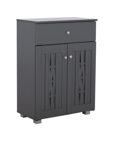 ΠΑΠΟΥΤΣΟΘΗΚΗ-ΝΤΟΥΛΑΠΙ IANTHA ΞΥΛΙΝΗ ΓΚΡΙ HM2231.10 60X33X84εκ.