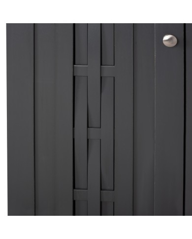 ΠΑΠΟΥΤΣΟΘΗΚΗ-ΝΤΟΥΛΑΠΙ IANTHA ΞΥΛΙΝΗ ΓΚΡΙ HM2231.10 60X33X84εκ.