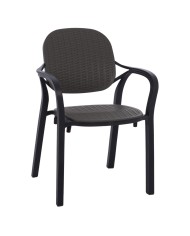 ΠΟΛΥΘΡΟΝΑ ΠΟΛΥΠΡΟΠΥΛΕΝΙΟΥ HM5820.10 ΑΝΘΡΑΚΙ 58x57x81 εκ.