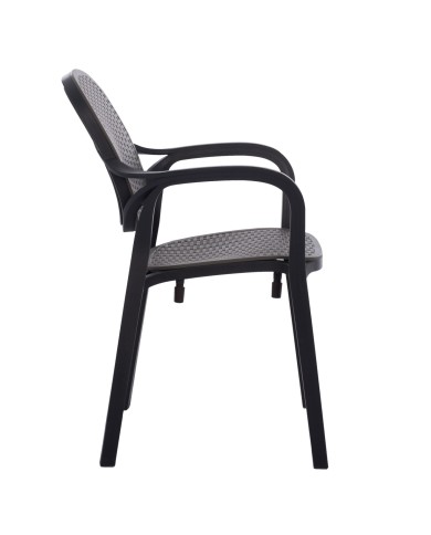ΠΟΛΥΘΡΟΝΑ ΠΟΛΥΠΡΟΠΥΛΕΝΙΟΥ HM5820.10 ΑΝΘΡΑΚΙ 58x57x81 εκ.