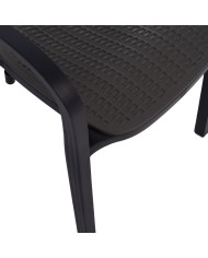 ΠΟΛΥΘΡΟΝΑ ΠΟΛΥΠΡΟΠΥΛΕΝΙΟΥ HM5820.10 ΑΝΘΡΑΚΙ 58x57x81 εκ.
