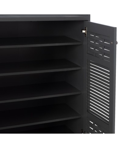 ΠΑΠΟΥΤΣΟΘΗΚΗ-ΝΤΟΥΛΑΠΙ KAILENA ΞΥΛΙΝΗ HM2230.10 ΓΚΡΙ 77x40x121,5 εκ.