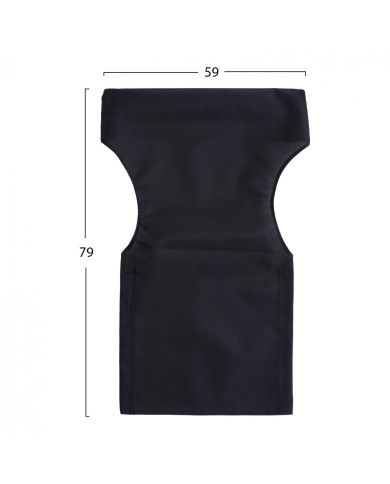 ΜΑΞΙΛΑΡΙ TEXTILENE 600gr/m2 2X1 ΜΑΥΡΟ ΕΙΔ.ΓΙΑ ΚΑΡΕΚΛΑ ΣΚΗΝΟΘΕΤΟΥ HM5272.35 59x45x79Y