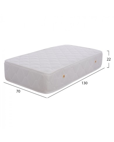 ΣΤΡΩΜΑ BABYCLOUD HM643.01 70X130 ΛΕΥΚΟ