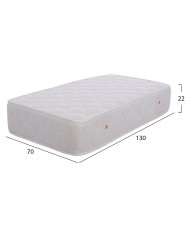 ΣΤΡΩΜΑ BABYCLOUD HM643.01 70X130 ΛΕΥΚΟ