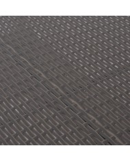 ΤΡΑΠΕΖΙ ΜΕΤΑΛΛΙΚΟ MINSK RATTAN ΓΚΡΙ HM5507.01 150x90x75Υ εκ.