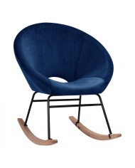 ΠΟΛΥΘΡΟΝΑ ΚΟΥΝΙΣΤΗ PAULINA HM8399.08 ΜΠΛΕ ΒΕΛΟΥΔΟ 76X86X76Υ εκ.