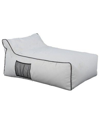ΠΟΥΦ ZAFER HM5772.01 ΜΕ TEXTILINE ΛΕΥΚΟ ΚΑΙ ΜΑΥΡΟ ΡΕΛΙ 88x128x40-60Υ εκ. Β ΔΙΑΛΟΓΗΣ