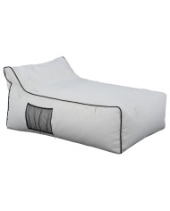 ΠΟΥΦ ZAFER HM5772.01 ΜΕ TEXTILINE ΛΕΥΚΟ ΚΑΙ ΜΑΥΡΟ ΡΕΛΙ 88x128x40-60Υ εκ. Β ΔΙΑΛΟΓΗΣ