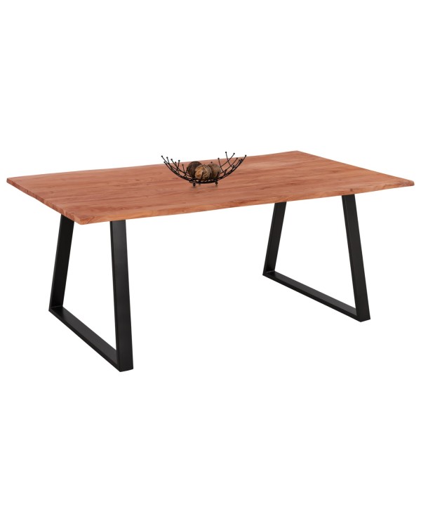 ΤΡΑΠΕΖΙ ΤΡΑΠΕΖΑΡΙΑΣ SOFIA SLIM HM8501.11 ΑΠΟ ΜΑΣΙΦ ΞΥΛΟ ΑΚΑΚΙΑΣ 200x100x77Υ εκ.