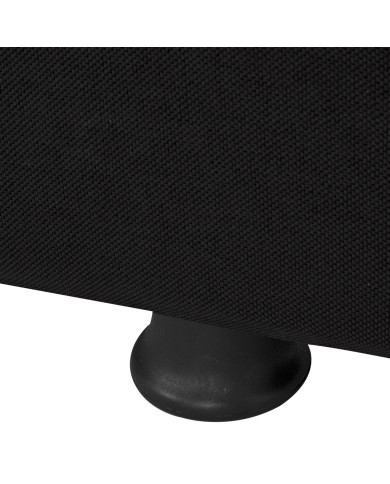 ΚΑΝΑΠΕΣ ΚΡΕΒΑΤΙ ANDRI ΤΡΙΘΕΣΙΟΣ ΜΑΥΡΟΣ HM3239.01 180x72x77 εκ.