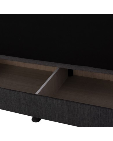 ΚΑΝΑΠΕΣ ΚΡΕΒΑΤΙ ΤΡΙΘΕΣΙΟΣ ΓΚΡΙ HM3239.03 180x72x77 εκ.