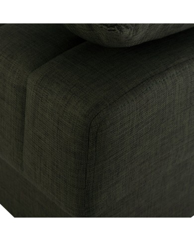 ΚΑΝΑΠΕΣ ΚΡΕΒΑΤΙ ANDRI ΤΡΙΘΕΣΙΟΣ DARK OLIVE HM3239.05 180x72x77 εκ.