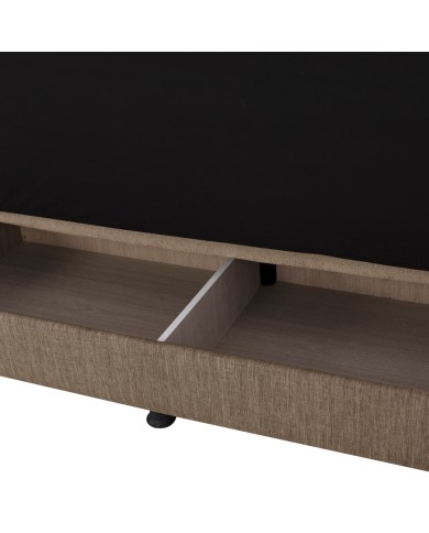 ΚΑΝΑΠΕΣ ΚΡΕΒΑΤΙ ANDRI ΤΡΙΘΕΣΙΟΣ ΚΑΦΕ HM3239.02 180x72x77 εκ.