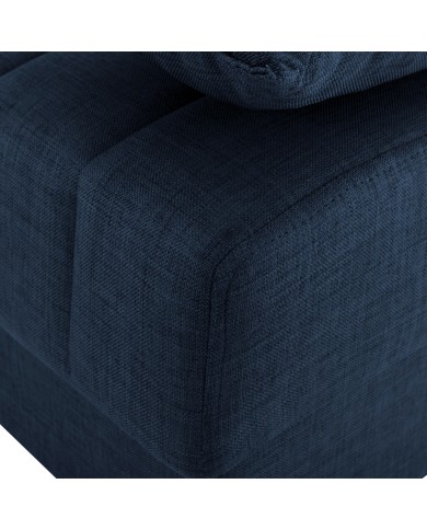 ΚΑΝΑΠΕΣ ΚΡΕΒΑΤΙ ANDRI ΤΡΙΘΕΣΙΟΣ ΜΠΛΕ HM3239.07 180x72x77 εκ.