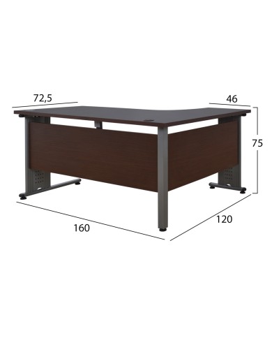 ΣΕΤ ΓΡΑΦΕΙΟΥ 3ΤΜΧ ΣΕ ΧΡΩΜΑ WENGE HM10203.02L