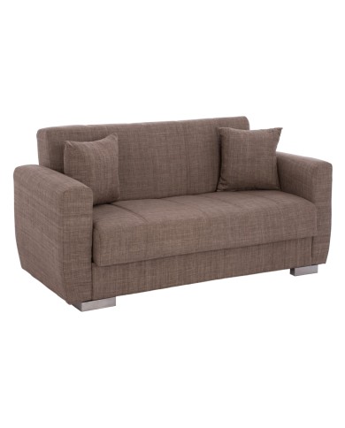 ΚΑΝΑΠΕΣ ΚΡΕΒΑΤΙ POLYA ΔΙΘΕΣΙΟΣ ΚΑΦΕ HM3241.02 150x84x88 εκ.