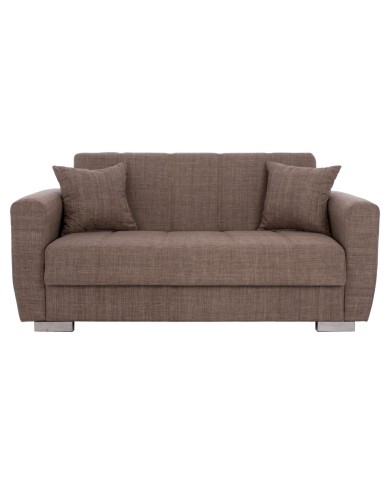 ΚΑΝΑΠΕΣ ΚΡΕΒΑΤΙ POLYA ΔΙΘΕΣΙΟΣ ΚΑΦΕ HM3241.02 150x84x88 εκ.