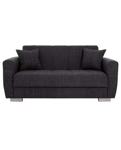 ΚΑΝΑΠΕΣ ΚΡΕΒΑΤΙ POLYA ΔΙΘΕΣΙΟΣ ΓΚΡΙ HM3241.03 150x84x88 εκ.