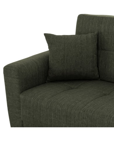 ΚΑΝΑΠΕΣ ΚΡΕΒΑΤΙ HEMA TΡΙΘΕΣΙΟΣ ΨΗΛΗ ΠΛΑΤΗ DARK OLIVE HM3242.05 215x84x88Υεκ.