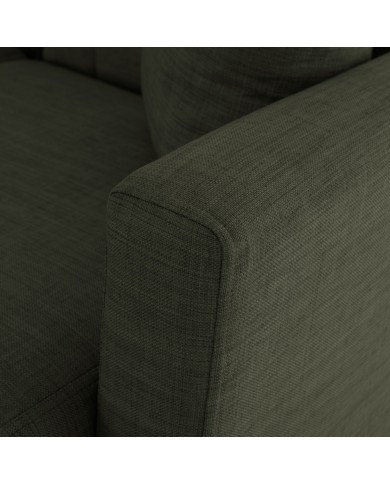 ΚΑΝΑΠΕΣ ΚΡΕΒΑΤΙ GHUFRAN ΓΩΝΙΑ ΑΝΑΣΤΡΕΨΙΜΗ DARK OLIVE HM3244.05 200x133x77Yεκ.