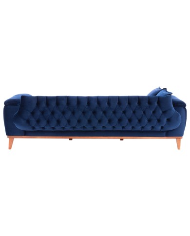 ΚΑΝΑΠΕΣ ΚΡΕΒΑΤΙ BENNINGTON ΤΡΙΘΕΣΙΟΣ ΜΠΛΕ HM3249.18 240x95x80 εκ.