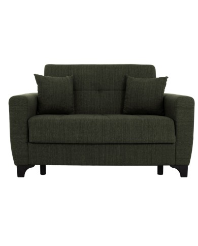 ΚΑΝΑΠΕΣ ΚΡΕΒΑΤΙ HEMA ΔΙΘΕΣΙΟΣ ΨΗΛΗ ΠΛΑΤΗ DARK OLIVE HM3243.05 160x84x88 εκ.