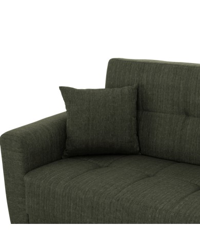 ΚΑΝΑΠΕΣ ΚΡΕΒΑΤΙ HEMA ΔΙΘΕΣΙΟΣ ΨΗΛΗ ΠΛΑΤΗ DARK OLIVE HM3243.05 160x84x88 εκ.