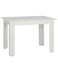 ΤΡΑΠΕΖΙ ΚΟΥΖΙΝΑΣ KELVIN 140x80x77Υεκ. ΛΕΥΚΟ HM2429.03