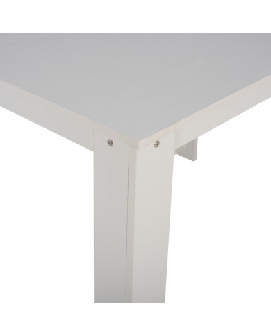 ΤΡΑΠΕΖΙ ΚΟΥΖΙΝΑΣ KELVIN 140x80x77Υεκ. ΛΕΥΚΟ HM2429.03