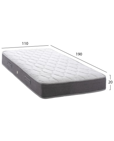 ΣΤΡΩΜΑ DREAMTOPIA ΣΕΙΡΑ LULLABY HM655.110 BONNELL SPRING 110x190 εκ.