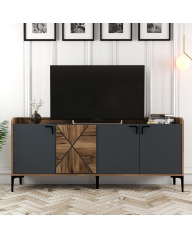 ΜΠΟΥΦΕΣ ΜΕΛΑΜΙΝΗΣ ΚΑΡΥΔΙ ΚΑΙ ΑΝΘΡΑΚΙ 180x35x78Yεκ. HM9433.01