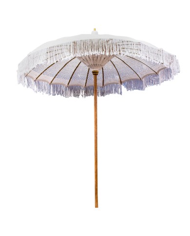ΟΜΠΡΕΛΑ ΜΑΚΡΑΜΕ ΜΠΕΖ ΞΥΛO TEAK ΣΚΕΛΕΤΟΣ 200X250 HM6035.01