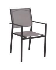 ΠΟΛΥΘΡΟΝΑ ΜΕΤΑΛΛΙΚΗ NEDAN ΓΚΡΙ ΜΕ TEXTLINE ΓΚΡΙ HM5876.02 54X54X86Υεκ.