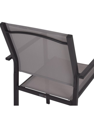 ΠΟΛΥΘΡΟΝΑ ΜΕΤΑΛΛΙΚΗ NEDAN ΓΚΡΙ ΜΕ TEXTLINE ΓΚΡΙ HM5876.02 54X54X86Υεκ.