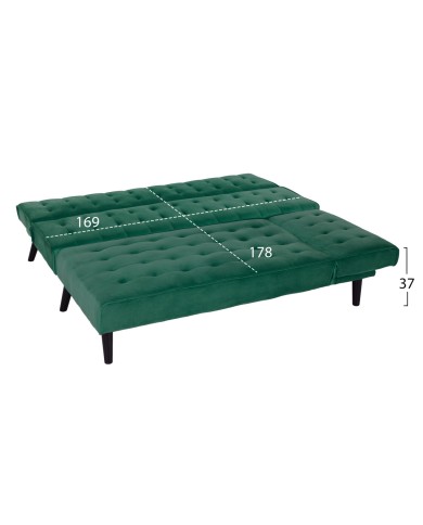 ΚΑΝΑΠΕΣ ΚΡΕΒΑΤΙ ΓΩΝΙΑ ΑΝΑΣΤΡΕΨΙΜΗ ZELDA HM3154.13 ΒΕΛΟΥΔΟ ΚΥΠΑΡΙΣΣΙ 254X163X74Y εκ.