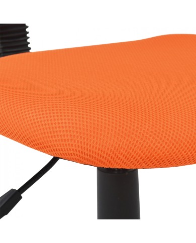 ΚΑΡΕΚΛΑ ΓΡΑΦΕΙΟΥ AKHILA HM1026.02 ΠΟΡΤΟΚΑΛΙ ΥΦΑΣΜΑ MESH 40,5x50,5x91,5 εκ.