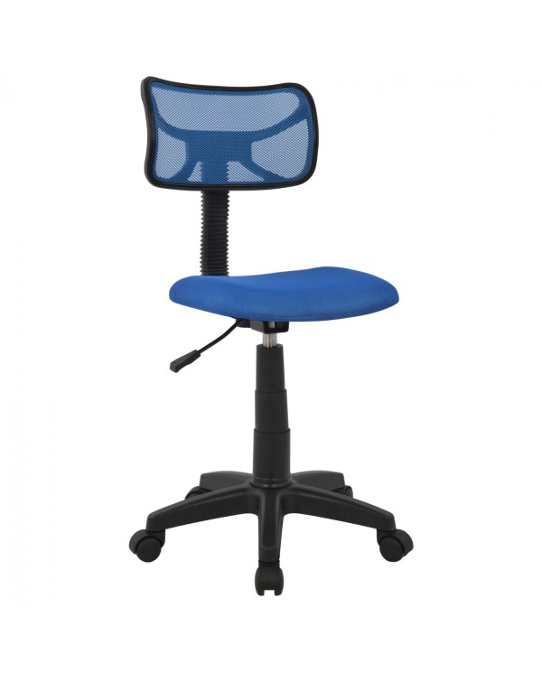 ΚΑΡΕΚΛΑ ΓΡΑΦΕΙΟΥ AKHILA HM1026.06 ΜΠΛΕ ΥΦΑΣΜΑ MESH 40,5x50,5x91,5 εκ.