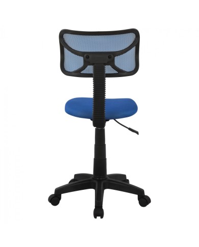 ΚΑΡΕΚΛΑ ΓΡΑΦΕΙΟΥ AKHILA HM1026.06 ΜΠΛΕ ΥΦΑΣΜΑ MESH 40,5x50,5x91,5 εκ.